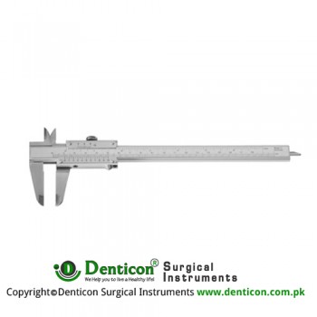 Caliper Graduated in mm and inches Stainless Steel, 23.5 cm - 9 1/4" Measuring Range 150 mm